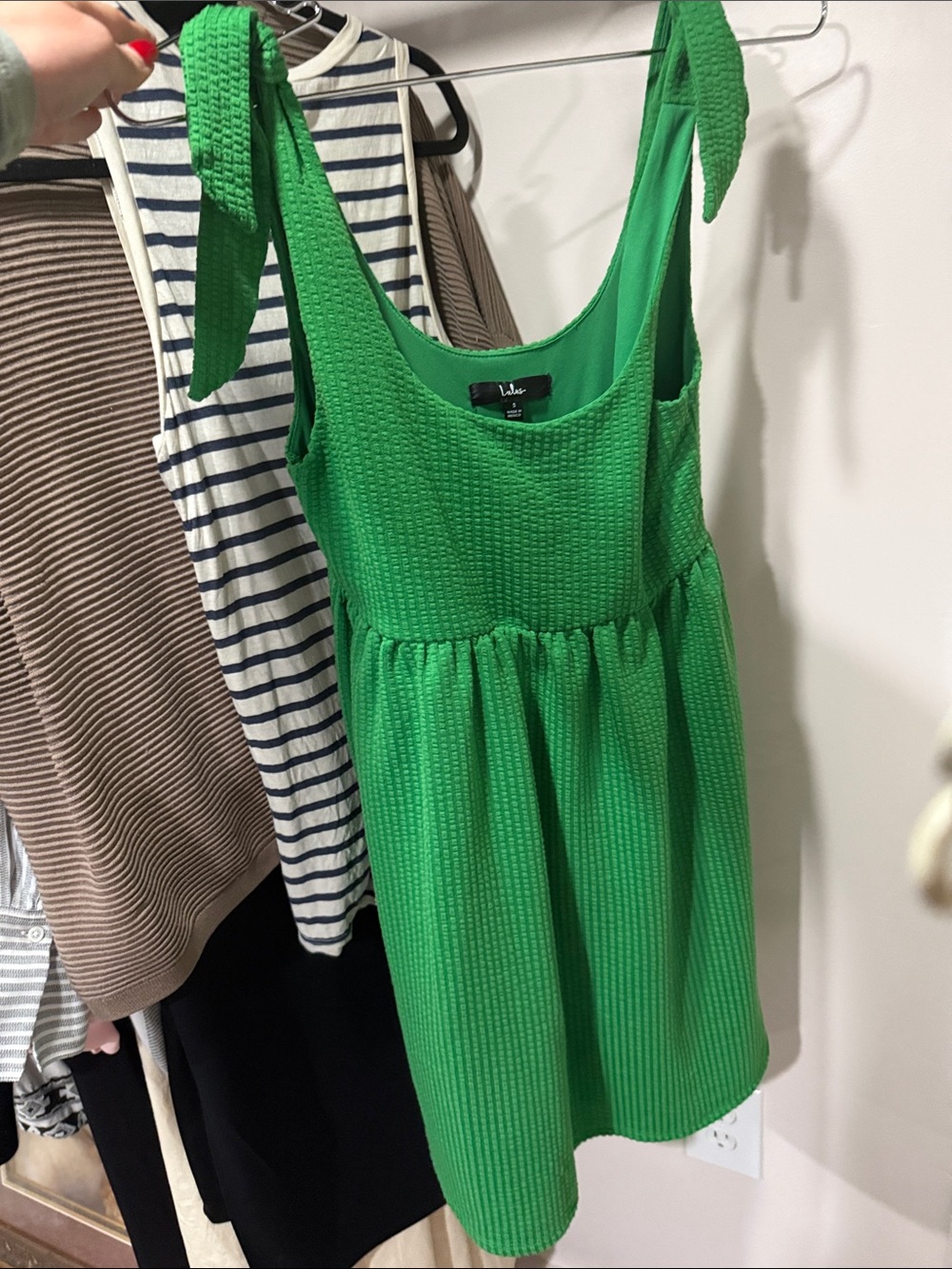 Lulu's Emerald Green Mini Dress